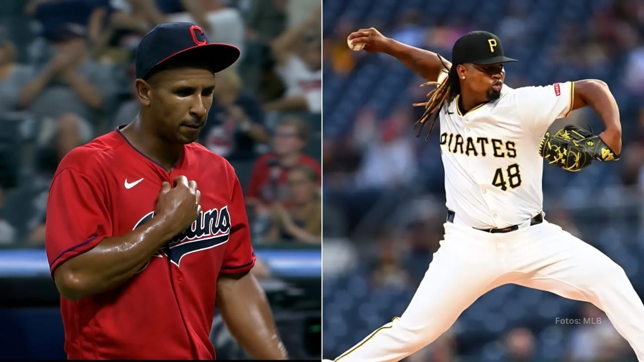 Anthony Gose con Cleveland Guardians y Luis Ortiz con Pittsburgh Pirates