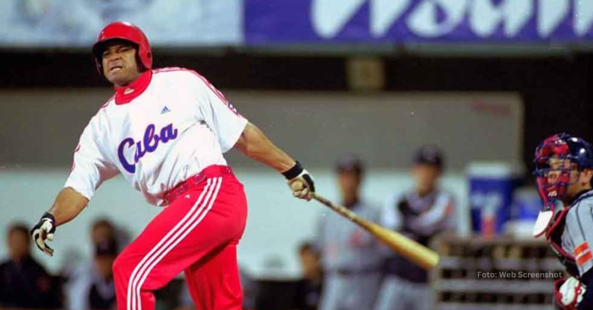 Antonio Pacheco con el equipo Cuba