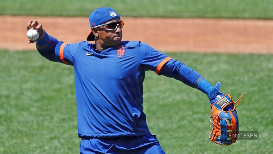 Yoenis Cespedes con New York Mets