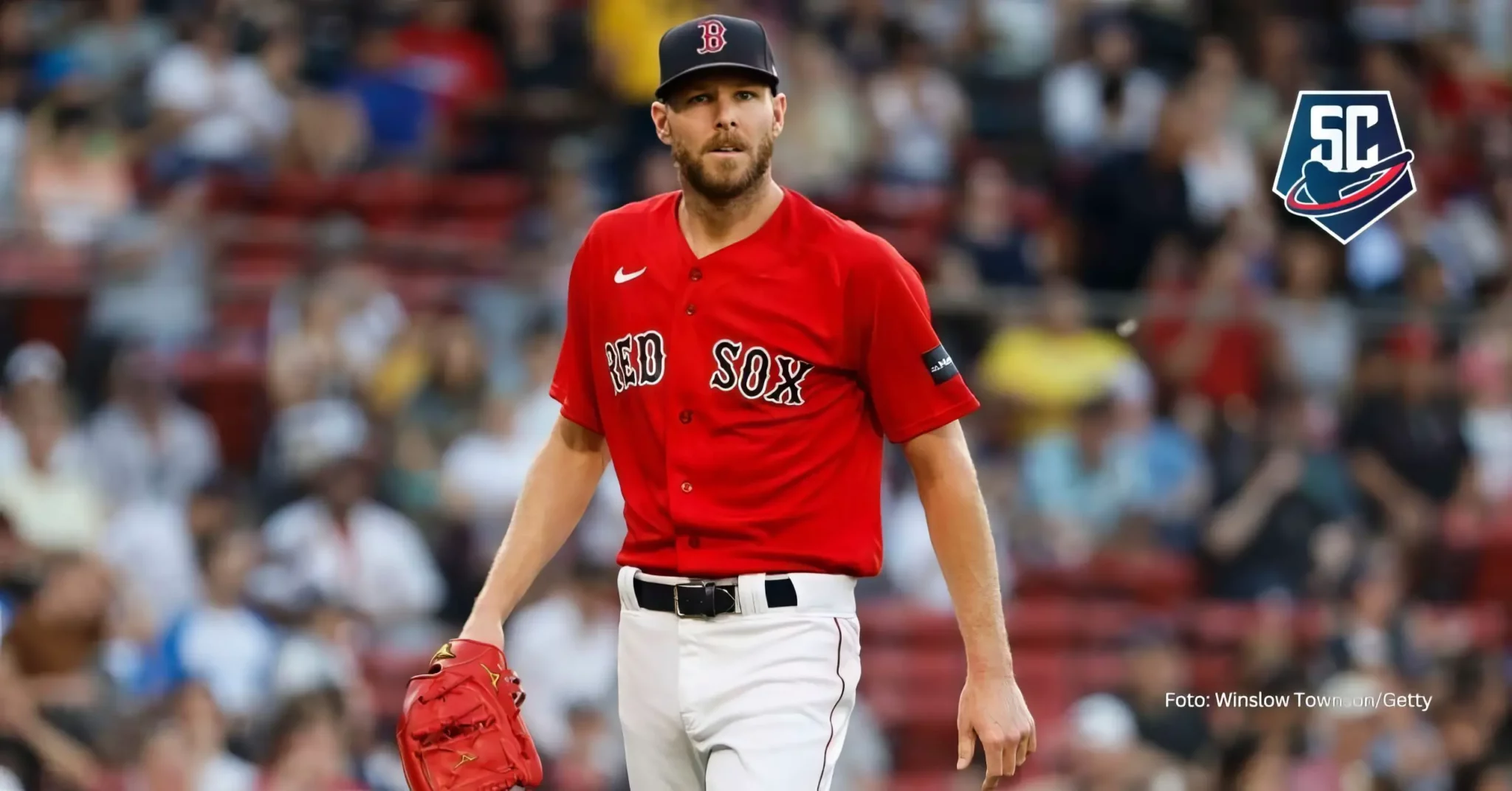 El lanzador zurdo de Boston Red Sox, Chris Sale recibió malas noticias