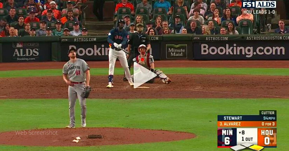 Yordan Alvarez sigue conectando homeruns en la Postemporada de Grandes Ligas