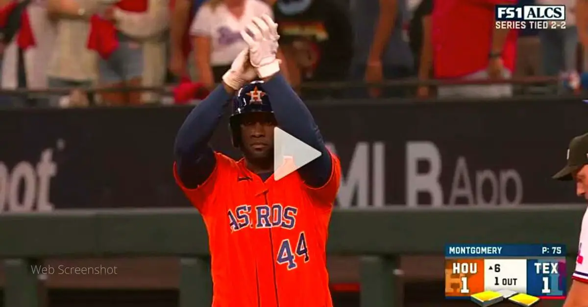 Yordan Alvarez volvió a aportar a Houston