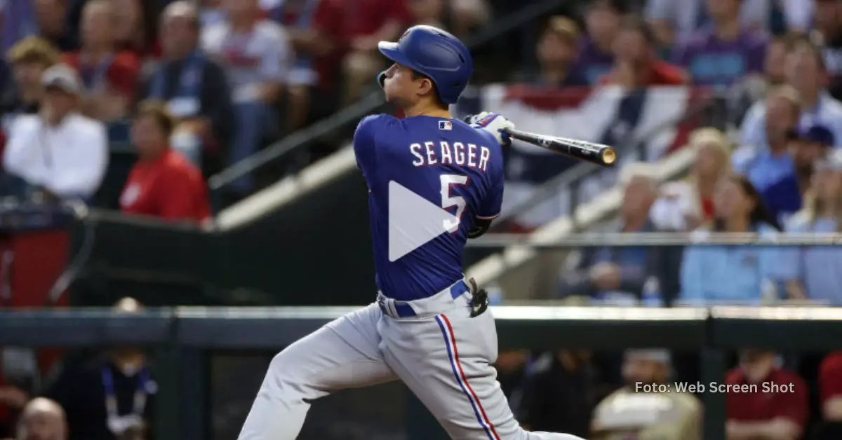 Para Corey Seager fue su quinto jonrón de la postemporada