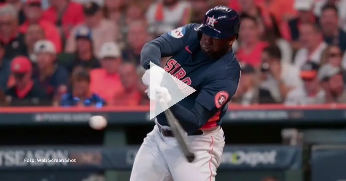 Yordan Alvarez demostró por qué Dusty Baker lo puso en cuarto turno de la tanda