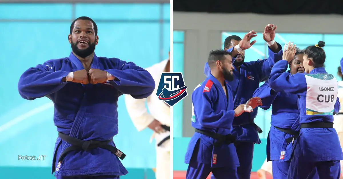 El equipo Cuba mixto de Judo aseguró este martes la sexta medalla dorada de la disciplina