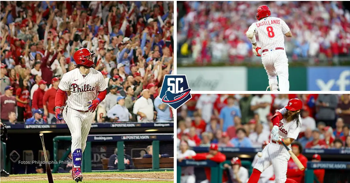 Philadelphia Phillies sonó seis jonrones ante Atlanta Braves