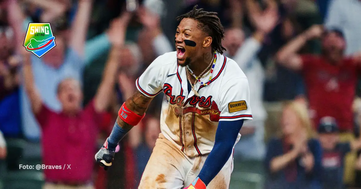 El venezolano Ronald Acuña Jr. registró la mejor temporada en su trayectoria por Major League Baseball