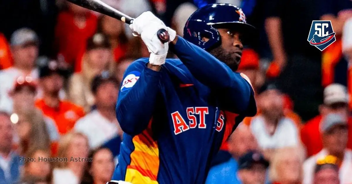 Yordan Alvarez sigue poniendo grandes números en la Postemporada de Grandes Ligas