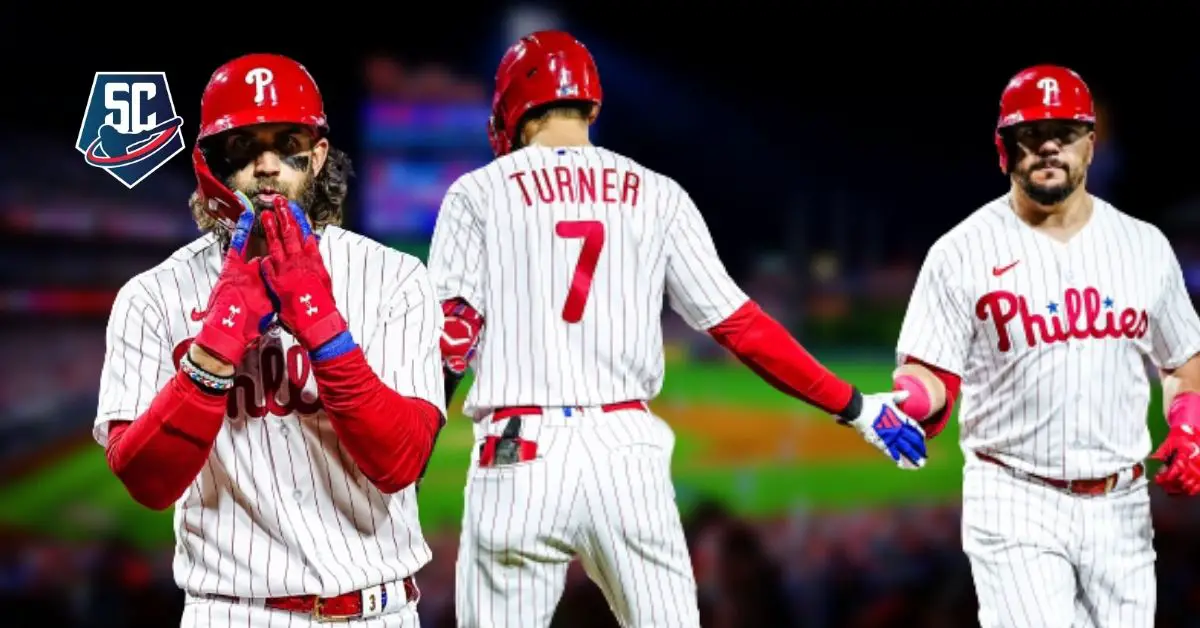 Kyle Schwarber, Bryce Harper y Nick Castellanos en plan estelar