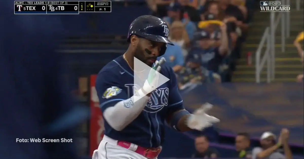 Yandy Díaz la sonó a 103 MPH