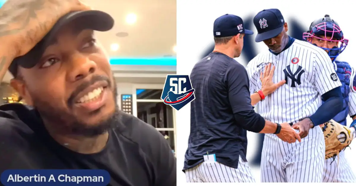 Aroldis Chapman confesó en exclusiva cómo ocurrieron los hechos que dieron fin a sus relaciones profesionales con los Yankees de New York