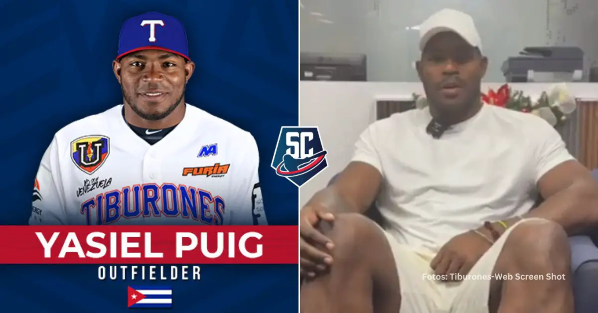 Yasiel Puig aterrizó en suelo criollo cerca de las 21:00