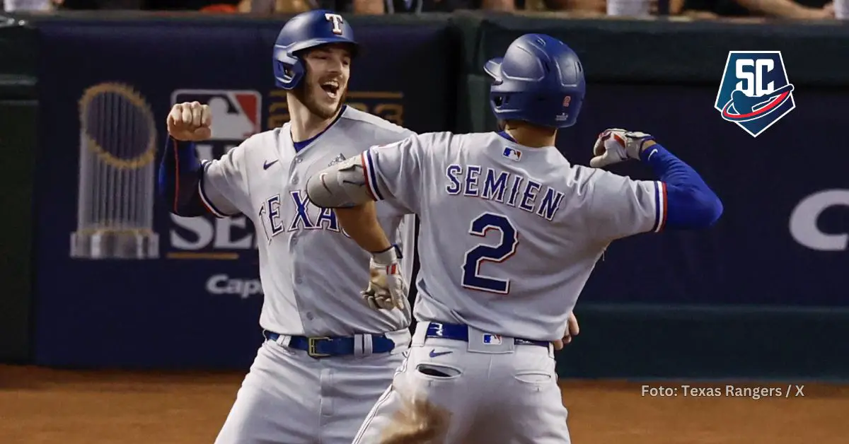 El cubano Adolis García había sido el cuarto bate de Texas Rangers durante toda la postemporada