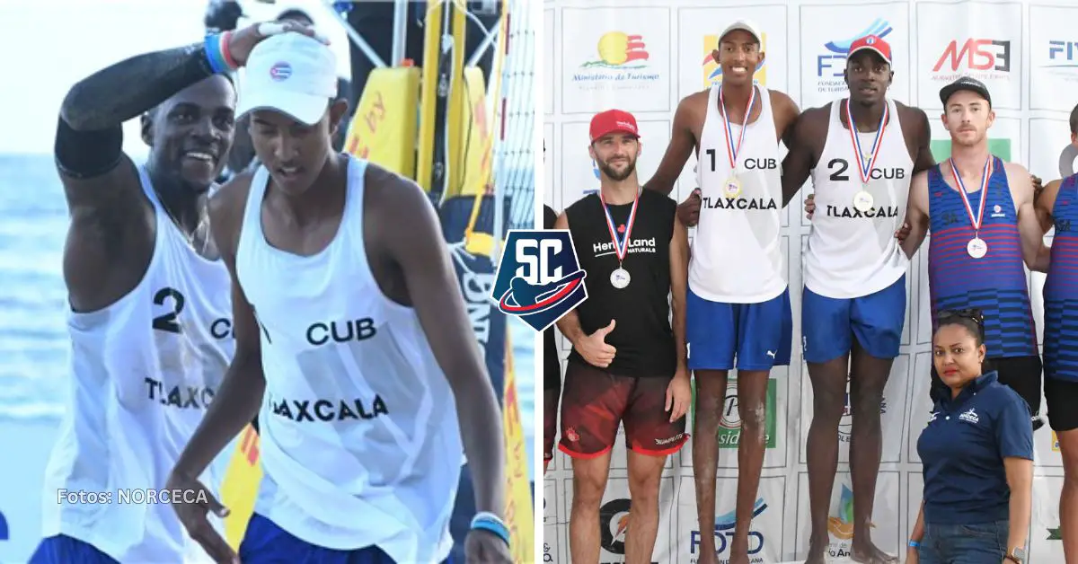 El voleibol de playa alegró el deporte cubano en esta tarde de domingo, Noslen Díaz y Jorge Luis Alayo ganaron ante Canadá