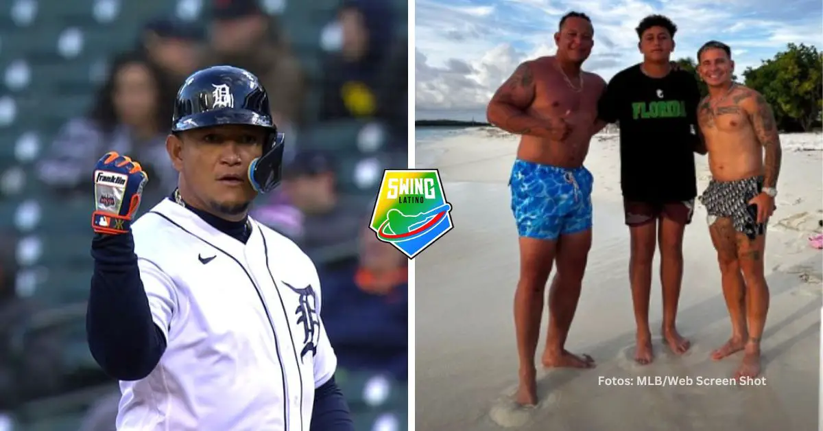 Miguel Cabrera disfruta de las playas venezolanas junto a Yeferson Soteldo