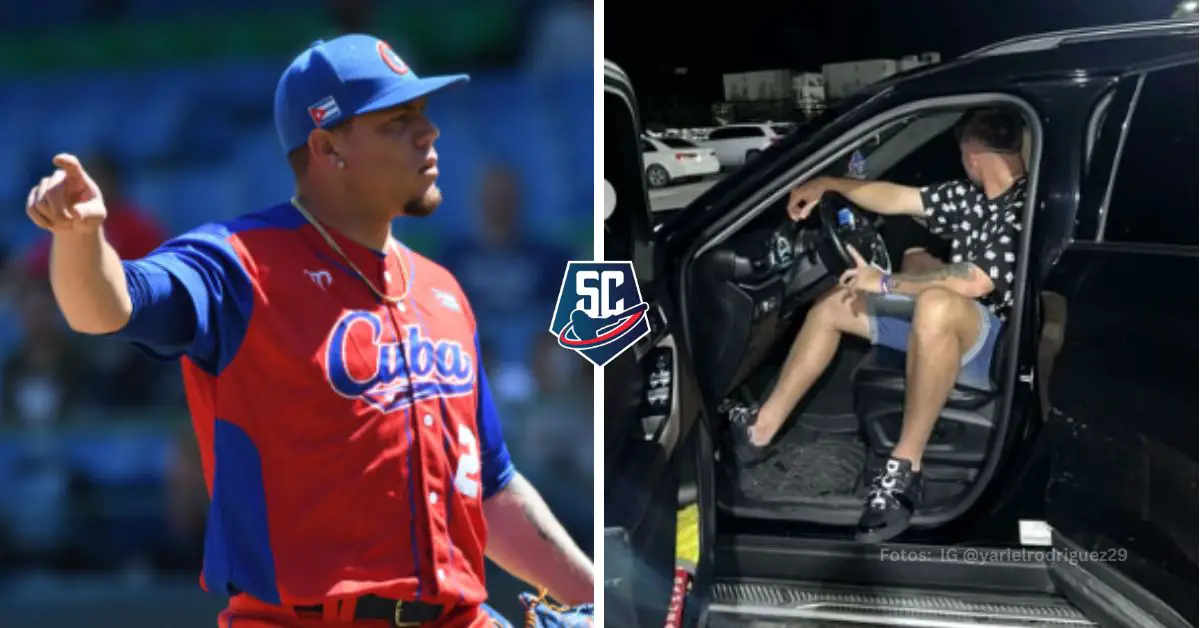 Yariel Rodríguez continúa siendo noticia, sin embargo, en esta ocasión fue fuera de los terrenos de Béisbol