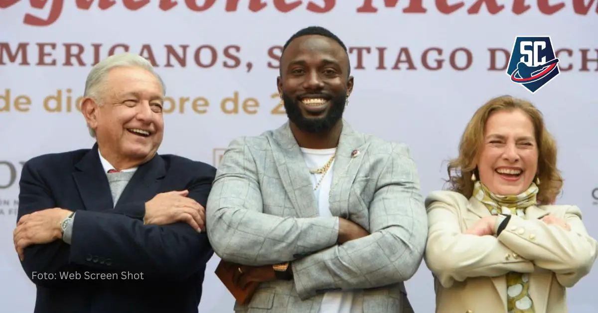 El estelar pelotero, Randy Arozarena, recibió de manos de Andrés Manuel López Obrador dicha distinción