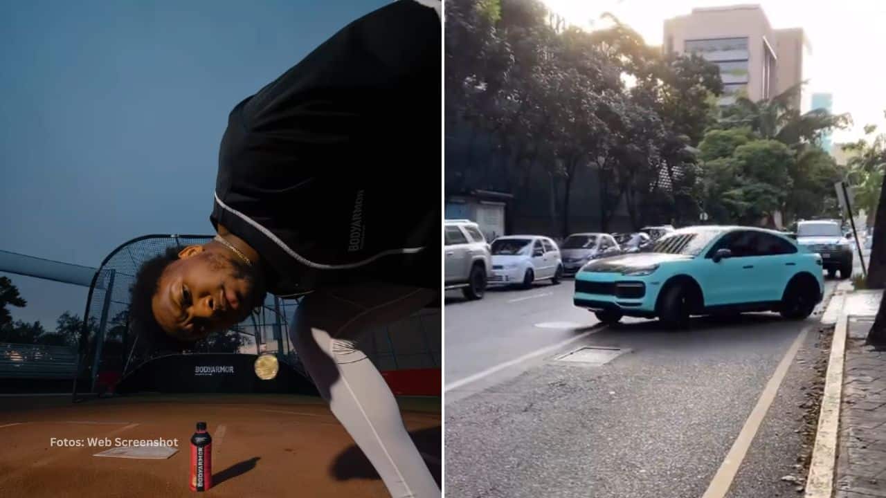 Ronald Acuña Jr. sacó de paseo sus autos personalizados en Caracas