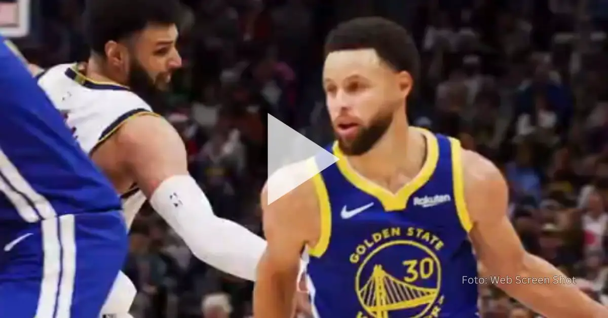 Stephen Curry sorprendió a sus rivales con una fenomenal asistencia