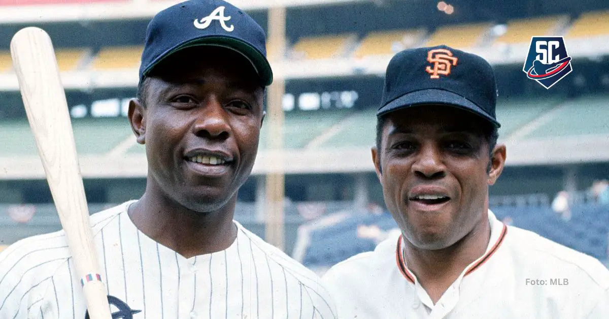 Hank Aaron y Willie Mays pudieron compartir dugout en Giants