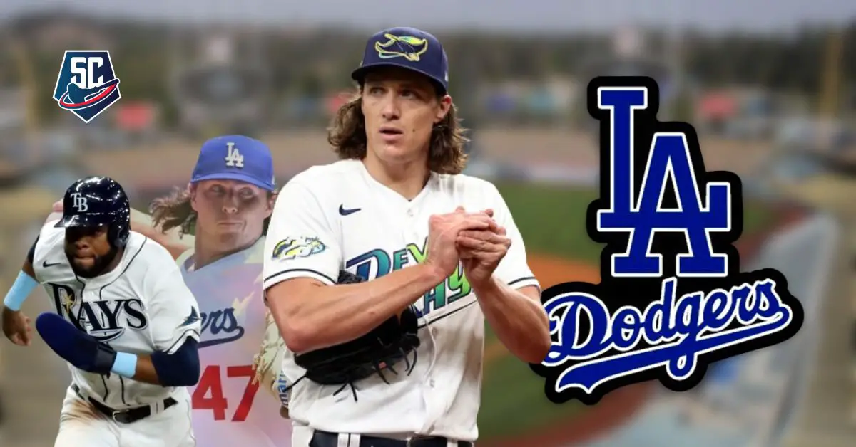 Dodgers pactó intercambio por Tyler Glasnow y tres jugadores más