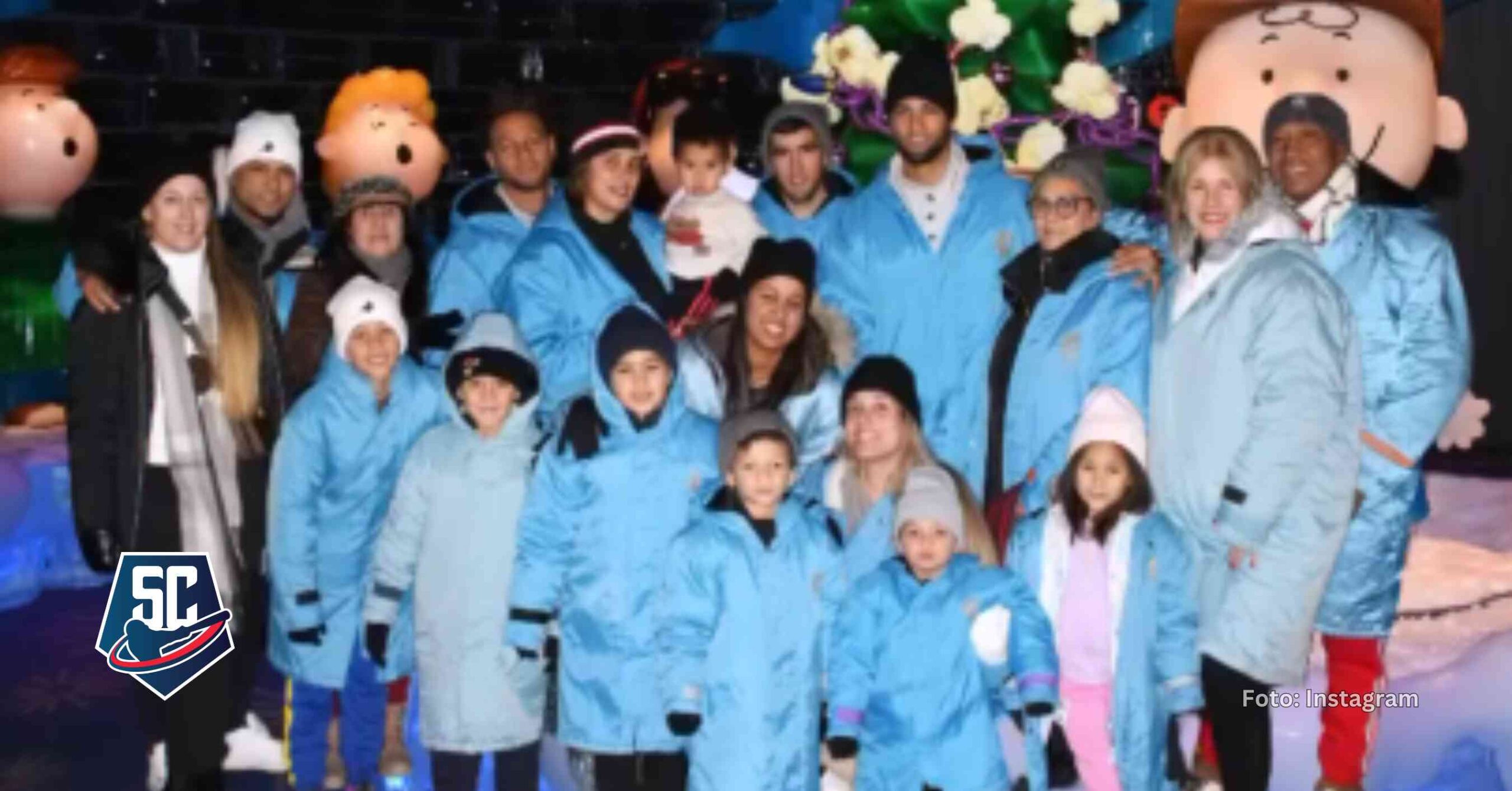 Yuli Gurriel disfrutó junto a su familia de una experiencia única en el hielo