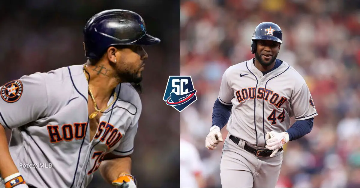 Los jugadores de Houston Astros, José Abreu y Yordan Álvarez son dos de los mejores bateadores cubanos en MLB