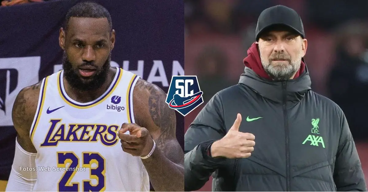 Lebron James envío un mensaje a Jurgen Klopp tras su anuncio de salida del Liverpool