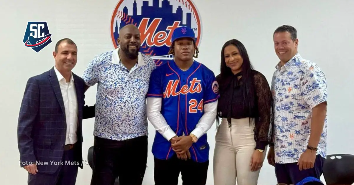 Receptor venezolano acordó firma millonaria con New York Mets