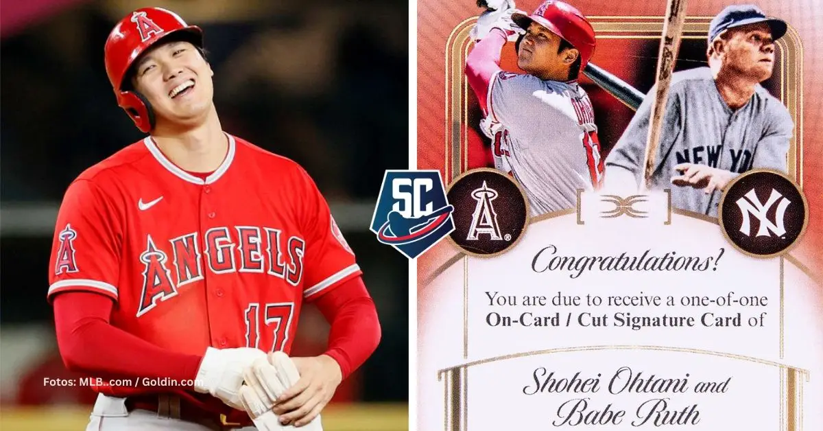 Pieza de Shohei Ohtani y Babe Ruth se vendió por cientos de miles de dólares