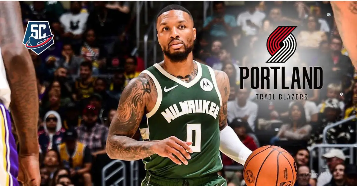 Lillard se mostró emotivo durante la previa del choque entre Bucks y Trail Blazers