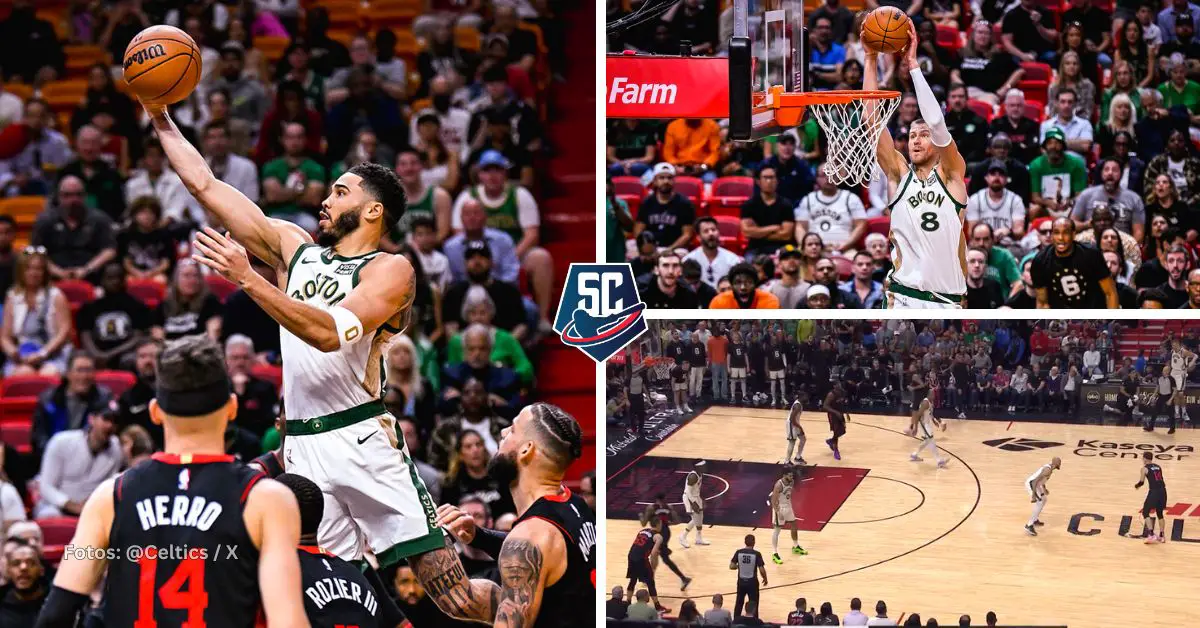 Boston Celtics extendió racha de victorias contra Miami Heat