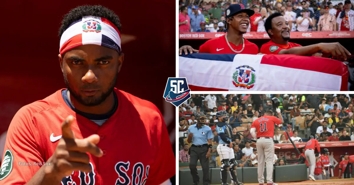 En un juego de mucha ofensiva, Boston se impuso en Santo Domingo