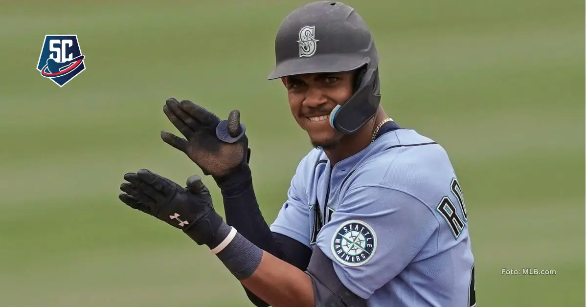 El dominicano Julio Rodríguez siguió encendido en el Spring Training