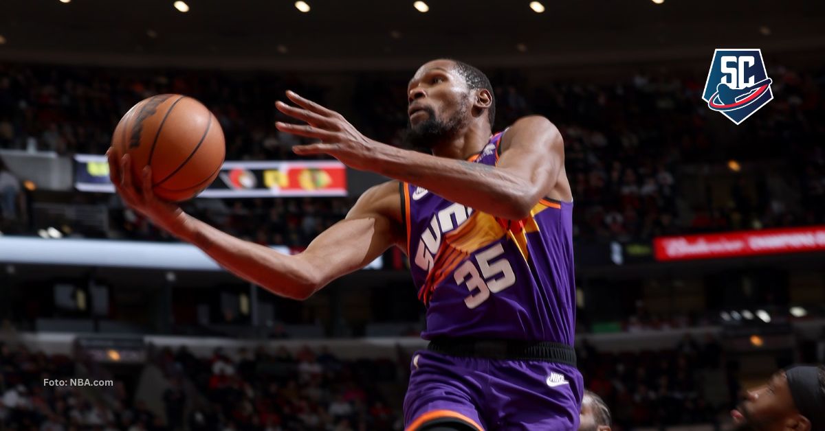Kevin Durant colaboró con 22 puntos en la victoria de Suns