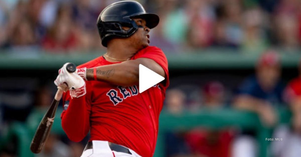 Rafael Devers sounds wooden with Boston