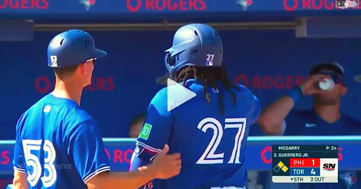 Vladimir Guerrero tuvo una tarde de lujo en Spring Training