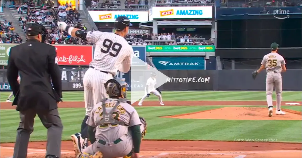 SUPERÓ a Jeter: Jonrón de Aaron Judge ENCENDIÓ Yankee Stadium (+VIDEO)