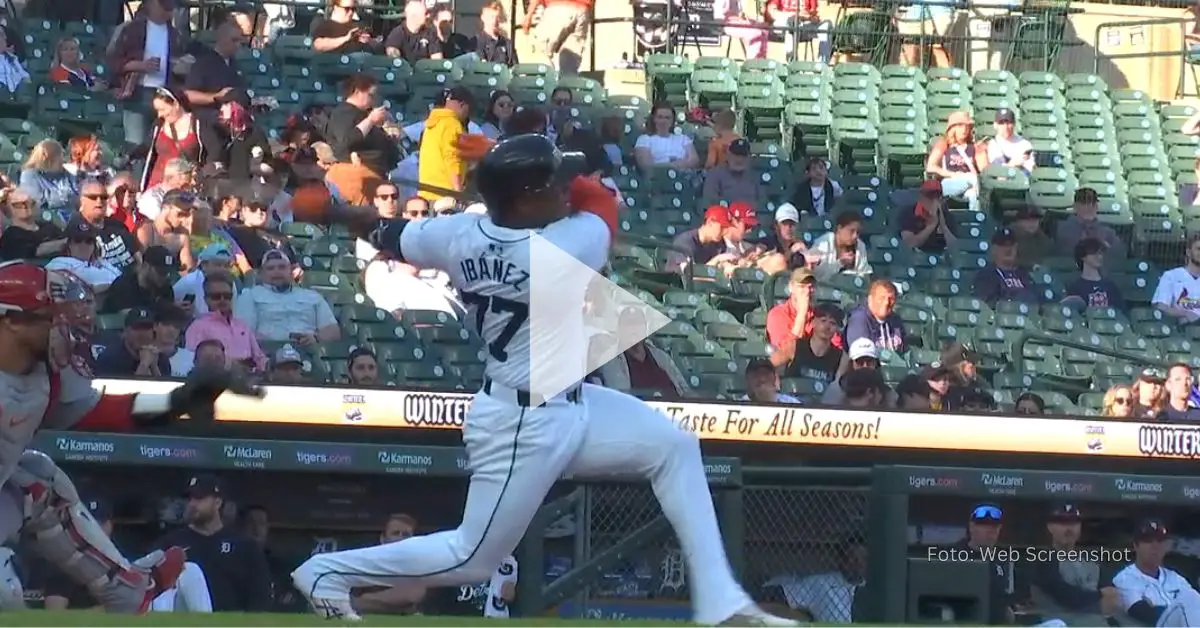 El pelotero cubano Andy Ibáñez marcó la diferencia desde su primer turno al bate, al regresar de la lista de lesionados de Detroit Tigers.