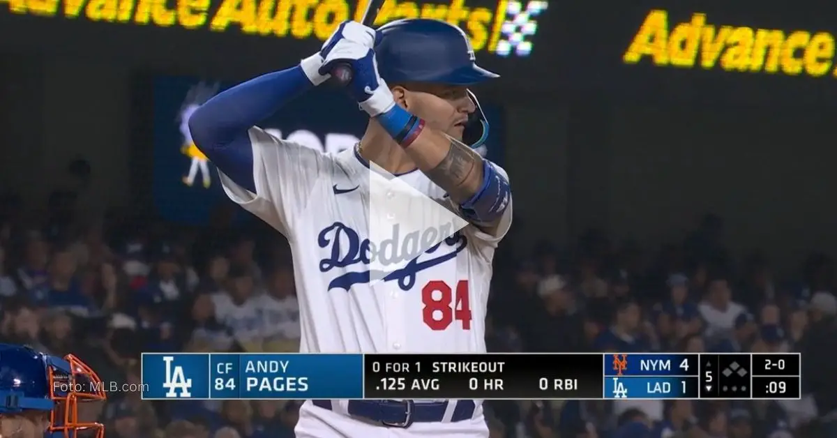 1ro en MLB: Andy Pagés SACUDIÓ madero a 110 MPH (+Video)