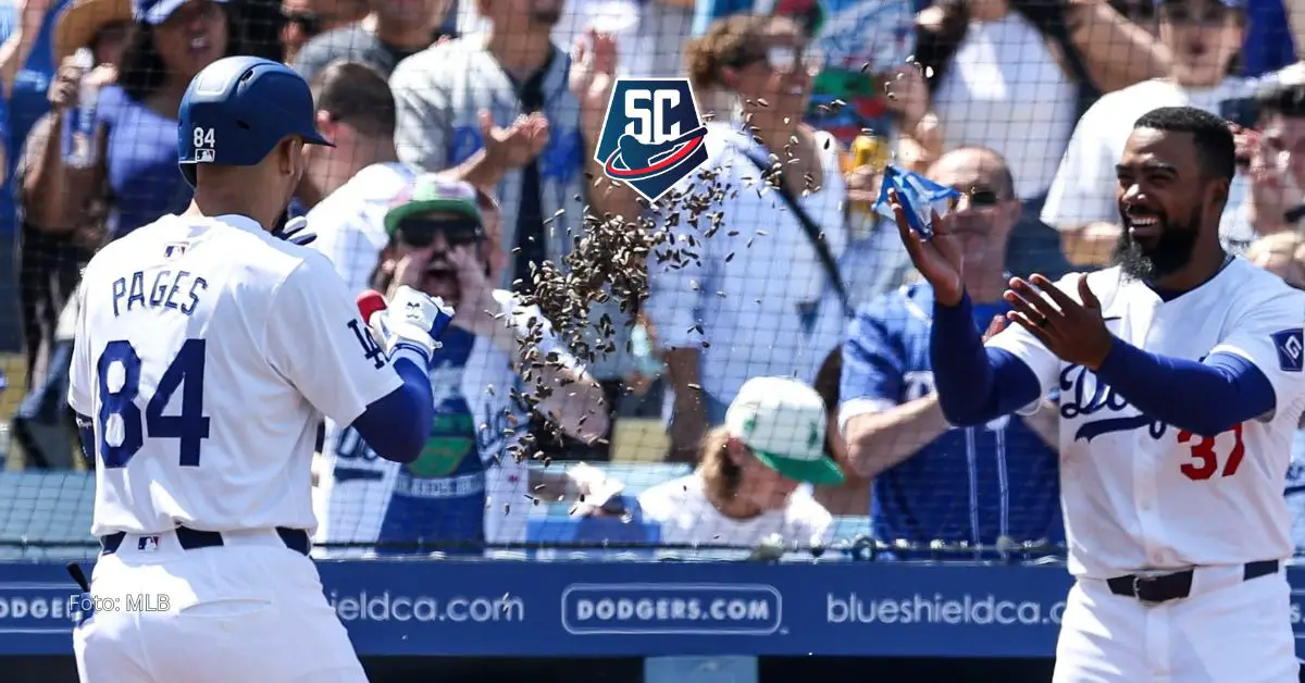 ROZÓ el CICLO: Andy Pagés se EXCEDIÓ con Los Angeles Dodgers