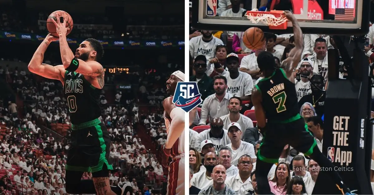 Boston Celtics se recuperó de una sorpresiva derrota en casa y desplegó su mejor juego para vencer a Miami Heat en los NBA Playoffs