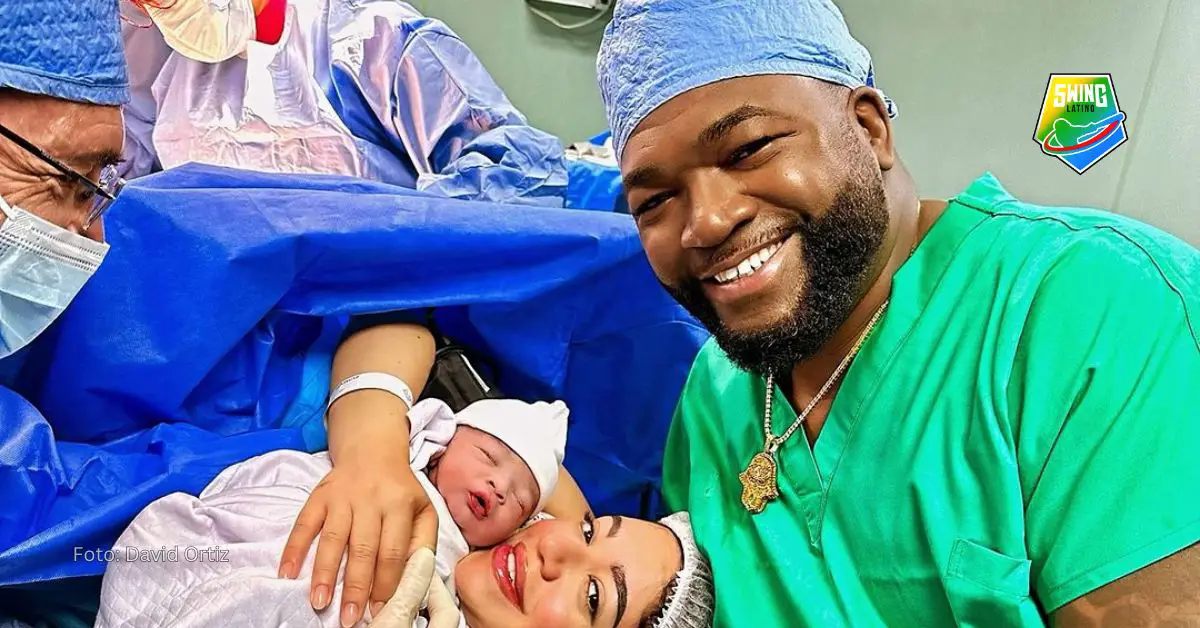 El ex pelotero de Boston, David Ortiz, anunció el nacimiento de su nuevo hijo