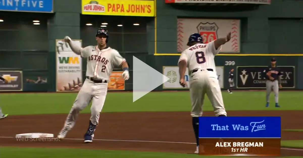 Alex Bregman Hits Home Run for Houston Astros (+VIDEO)