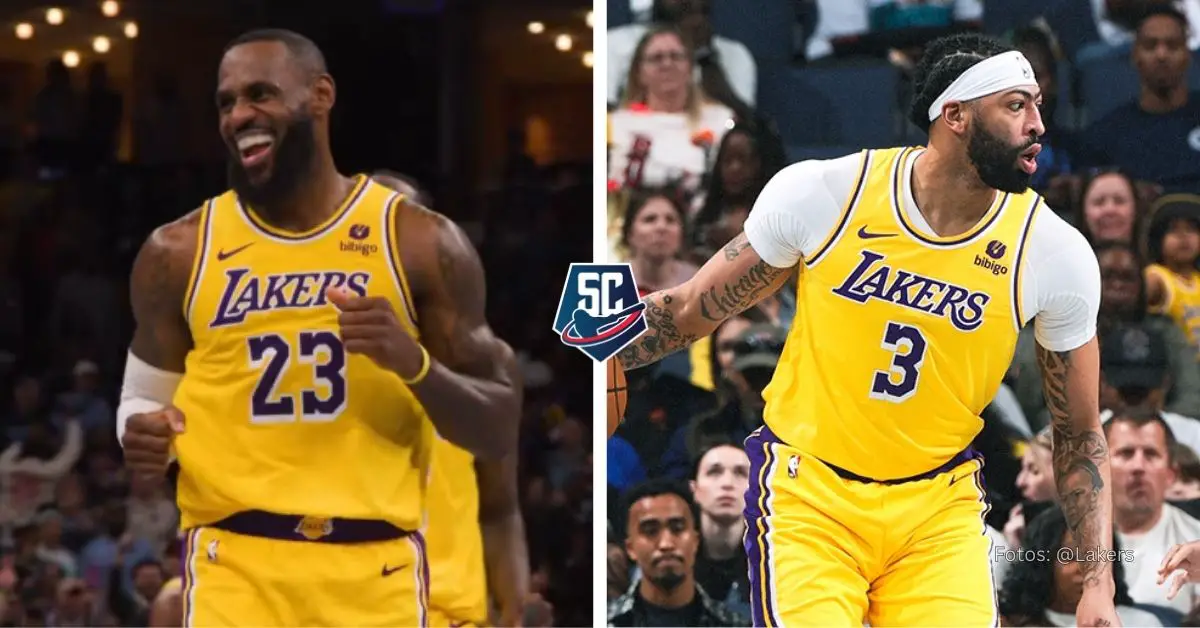 Las estrellas de Los Angeles Lakers, LeBron James y Anthony Davis igualaron registro de Kobe Bryant y Shaquille O’Neal en la franquicia