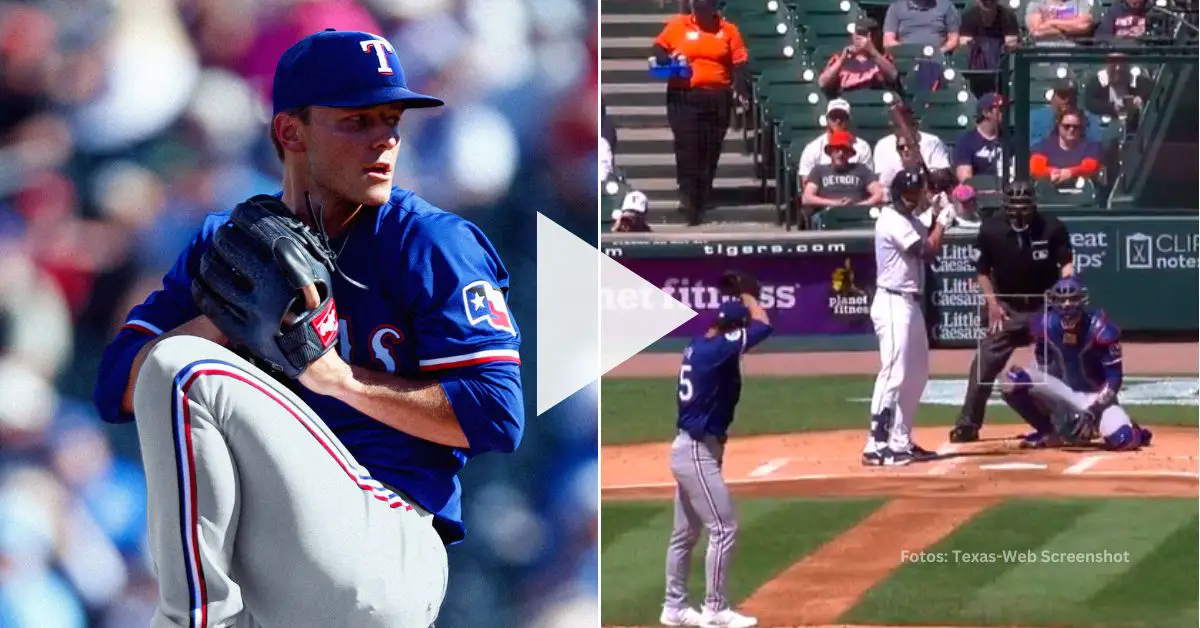 El lanzador derecho del conjunto Texas Rangers, Jack Leiter, protagonizó hecho histórico en MLB