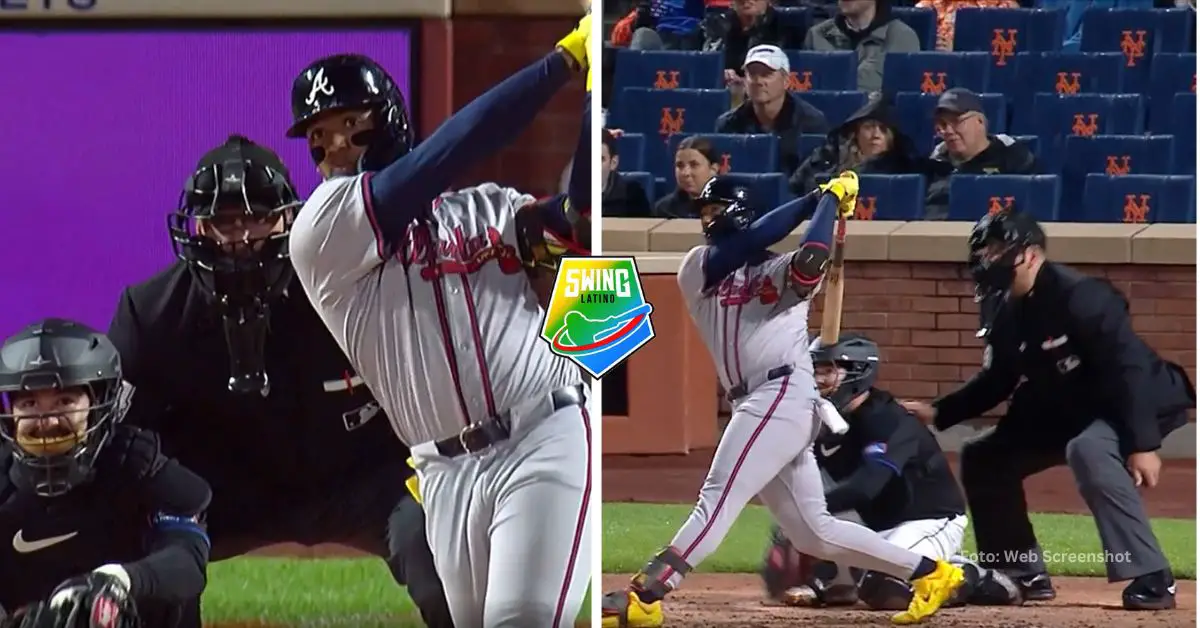 El batazo de Ronald Acuña Jr. lució espectacular