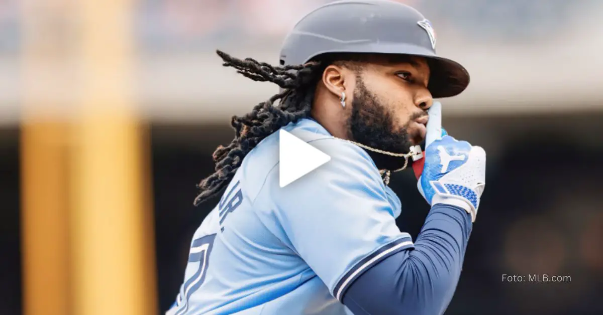 El infielder de Toronto Blue Jays, Vladimir Guerrero Jr. conectó un grand slam ante Washington Nationals para poner arriba a su equipo