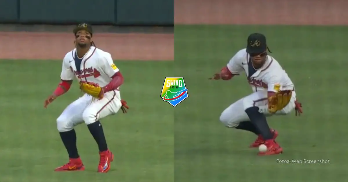 Lo que menos se puede imaginar un fanático del béisbol, es ver a Ronald Acuña Jr. cometer un error en los jardines.