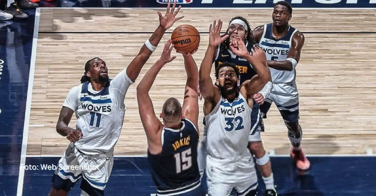 Serie EMPATADA: Nikola Jokic lideró victoria de Denver en NBA Playoffs